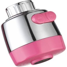 Аэратор 2-х режимный, цвет  розовый