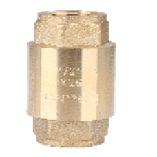 Клапан обратный ВР-ВР, пружинный, с латунным седлом 3/4"