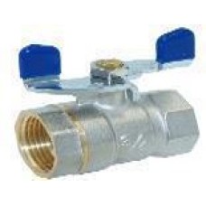 Кран шаровой эконом (бабочка) 3/4"г/ш (10\80) TIM