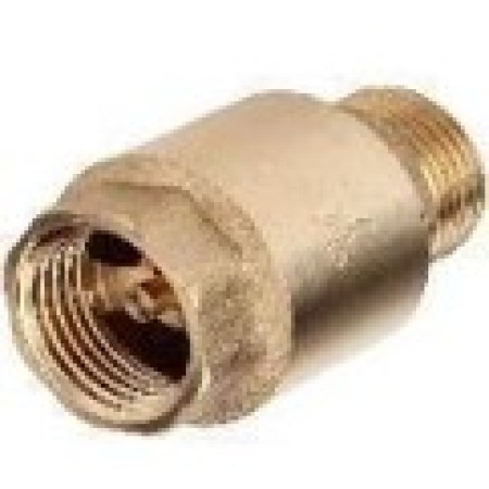 Обратный клапан с лаОбратный клапан с латунным штоком, 1"г/ш (усиленный) для поверхностного насоса