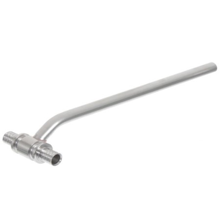 Т*образная труба из нержавеющей стали для подключения радиатора  20 (2,8) х 15 х 20 (2,8) мм, -250 м