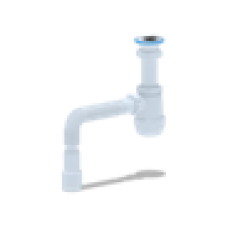 Сифон АНИ Пласт для кухонной мойки АНИ Грот 1 1/2 х 40 с гибкой трубой 40*40/50мм