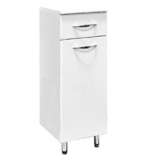 Полупенал Onika Каприз 30 напольный, белый, правый