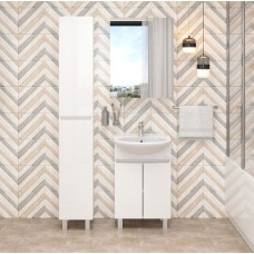 Тумба Onika Милтон 50 напольная, белая (ум. Уют 50)