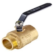 Кран шаровой усиленный латунный (длиный рычаг) 1/2" г/ш (20\80) TIM