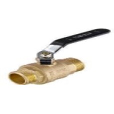 Кран шаровой усиленный латунный (длиный рычаг) 1/2" ш/ш (18\72) TIM