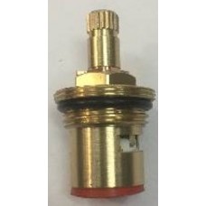 Кран букса 1/2 керамика с шир. резьбой под юбку 20 шлицов